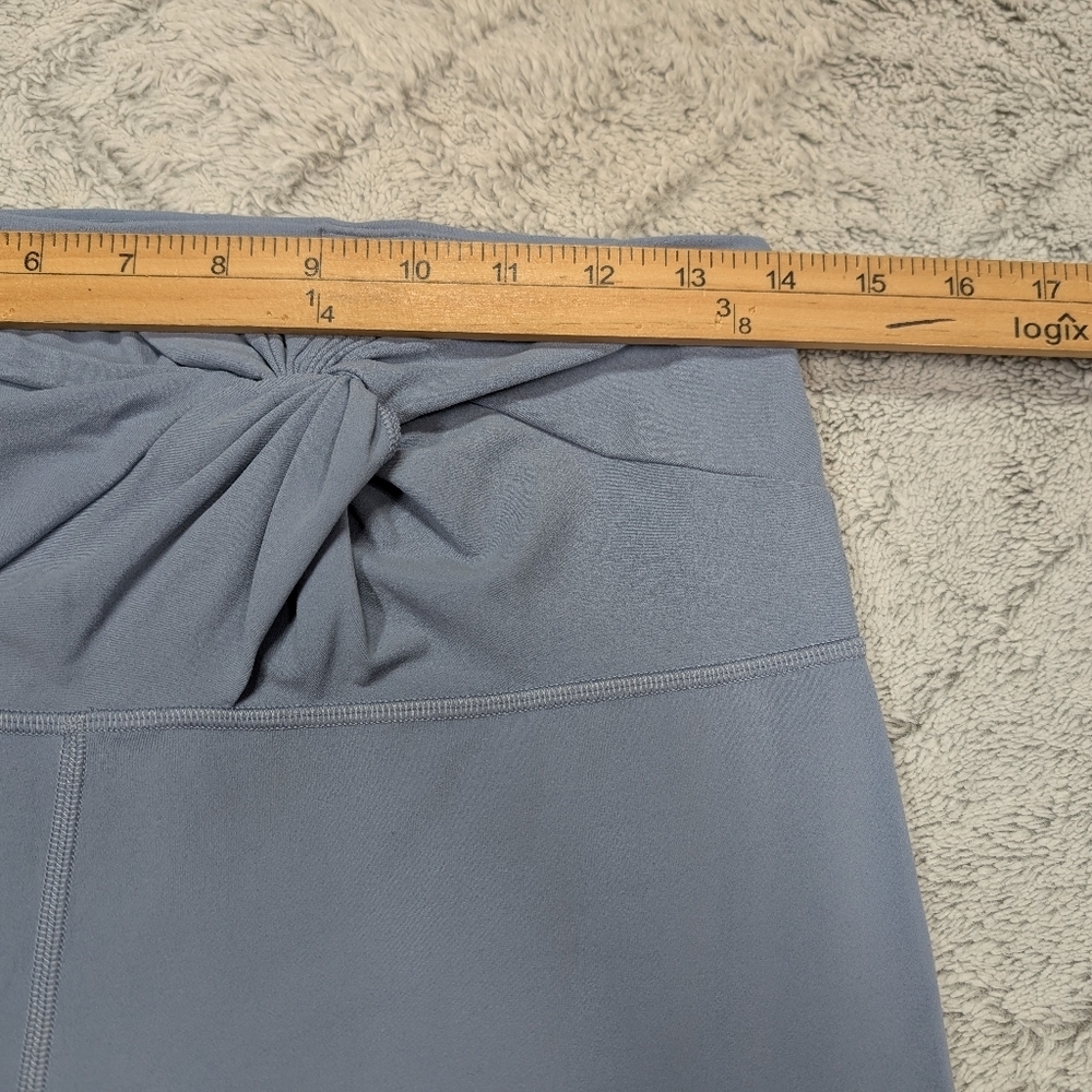Lululemon Leggings Womens 10 Blue Chambray Align HR Crop 24” Twist Waist - Picture 4 of 9